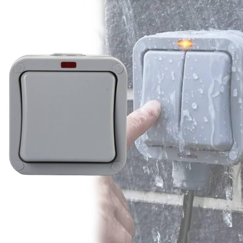 Outdoor Switch Wall Waterproof Single Control Switch Household Gadget Robust 20a