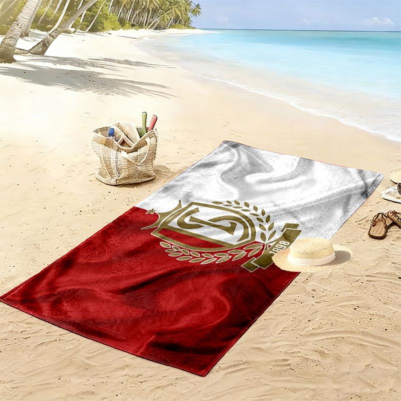 Standard Liege Print Beach Towel, Large Soft Quick Dry Towel for Beach Camping Swimming