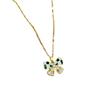 Leichter Luxus Öl Tropfen Schmetterling Voll Zirkonia Inlay Echtsilber Halskette Damen Transfer Schlüsselbein Kette Mit Schmuck