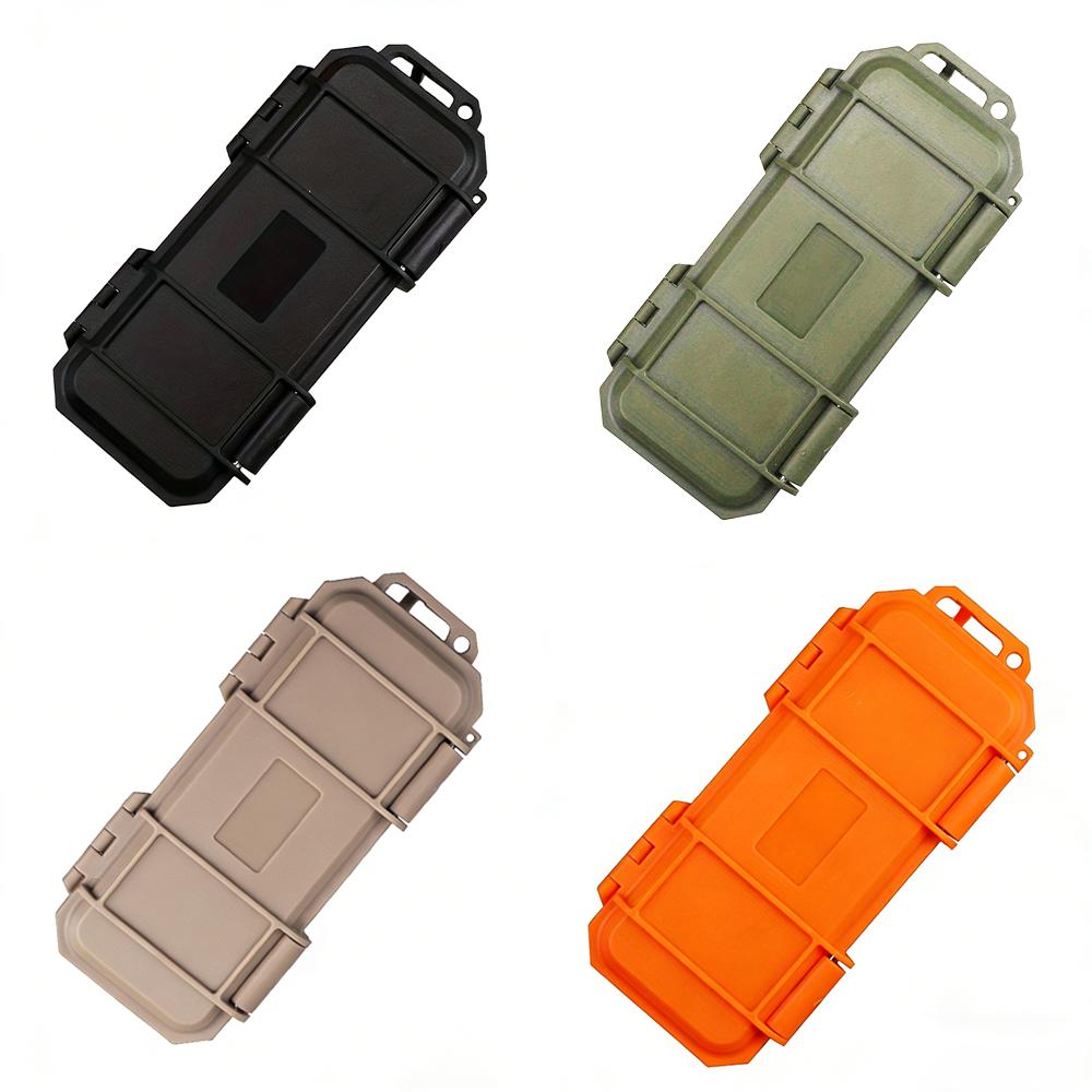 17.5x7cm EDC Tactical Waterproof Anti-fall Storage Box for Hardware Tools Plastic Shockproof and Pressure-resistant Tool Box