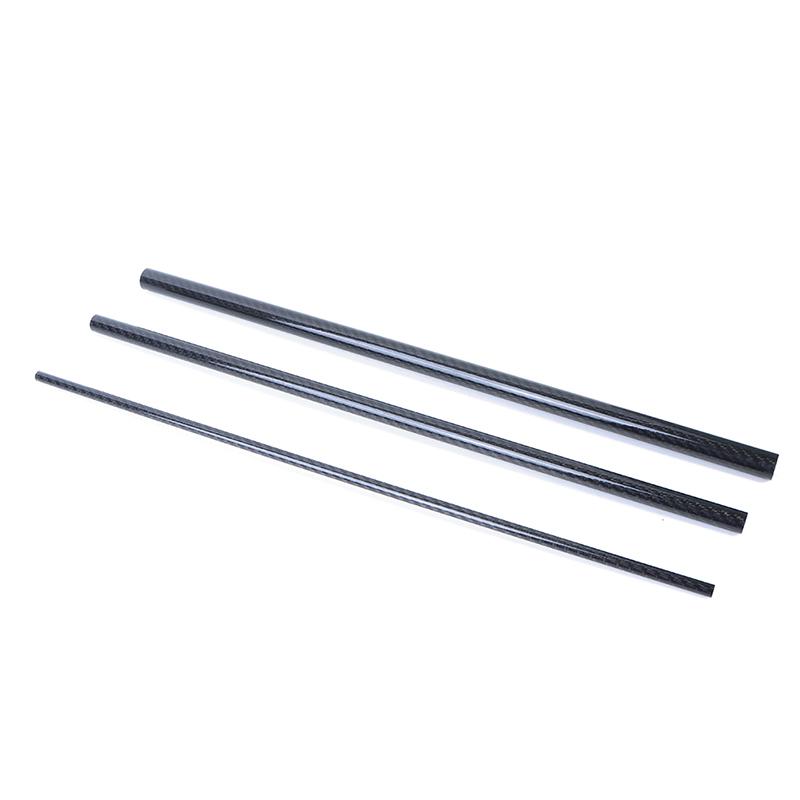 1ks Trubka z uhlíkových vláken Délka 500 mm Průměr 8-18 mm Pro RC model letadla