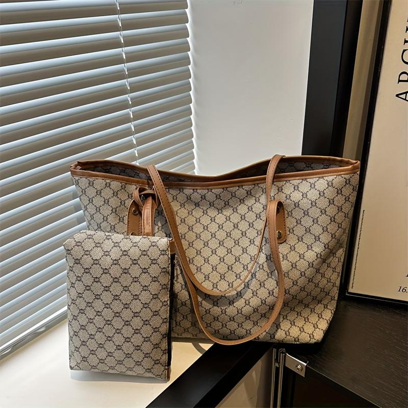 Large Capacity Women's Shoulder Bag Casual And Minimalist Classic Tote Spacious Women'S Commuting Tote Trendy Shoulder Bag