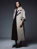 Umarmung Convertible Collar Oversized Trench Coat_Travertine