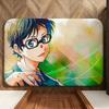 Anime Y-Your Lie In A-April Floor Mat Soft Flannel Floor Mat  Suitable for Entryways, Living Rooms, Bedrooms, and Bathrooms