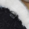 Luxury Faux Mink Fur Beret with Visor for Women, Winter Double Warmth Cotton Lined Hat, Stylish Outdoor Peaked Beret