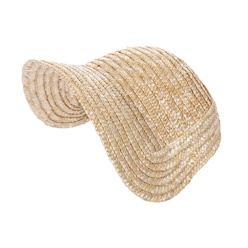 Victorian Bonnet Hat Base Craft Kits Tea Party Straw Hat for Crafting Project Bridal Church Event Costume Accessories