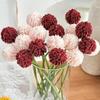 5pcs Flower Arrangements Artificial Chrysanthemum Ball Bridal Bouquet DIY Gold Ball Bouquet Mini Dandelion Flower Wedding Decor