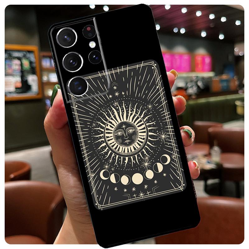Sun And Moon Star Phone Case For Samsung Galaxy S24 Ultra S20 S21 S22 S23 S25 Ultra S9 S10 Plus S25 FE Cover