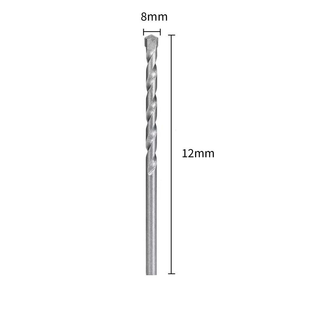 New 4/6/8/12mm Wall Drill Bits High Speed Steel Carbide Tipped Masonry Drill Bit Impact Drills Concrete