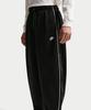 NIKE Sportswear Club Oversized Knit Track Pants M - Black:White:Black:White / Hv1416-010