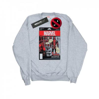 Mens Deadpool Action Figure Sweatshirt