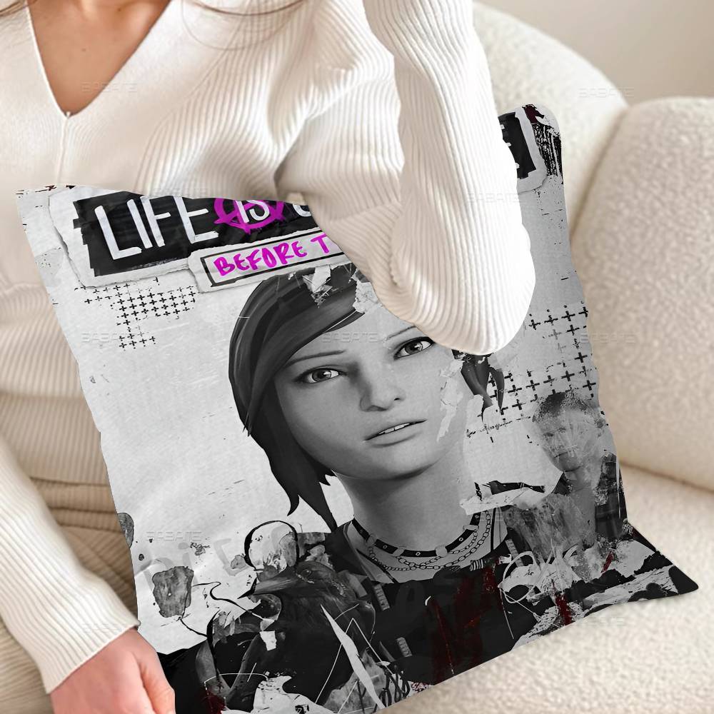 Game L-Life Is S-strange Pillow Gift Home Office Decoration Pillow Bedroom Sofa Car Cushion CoverPillow Case