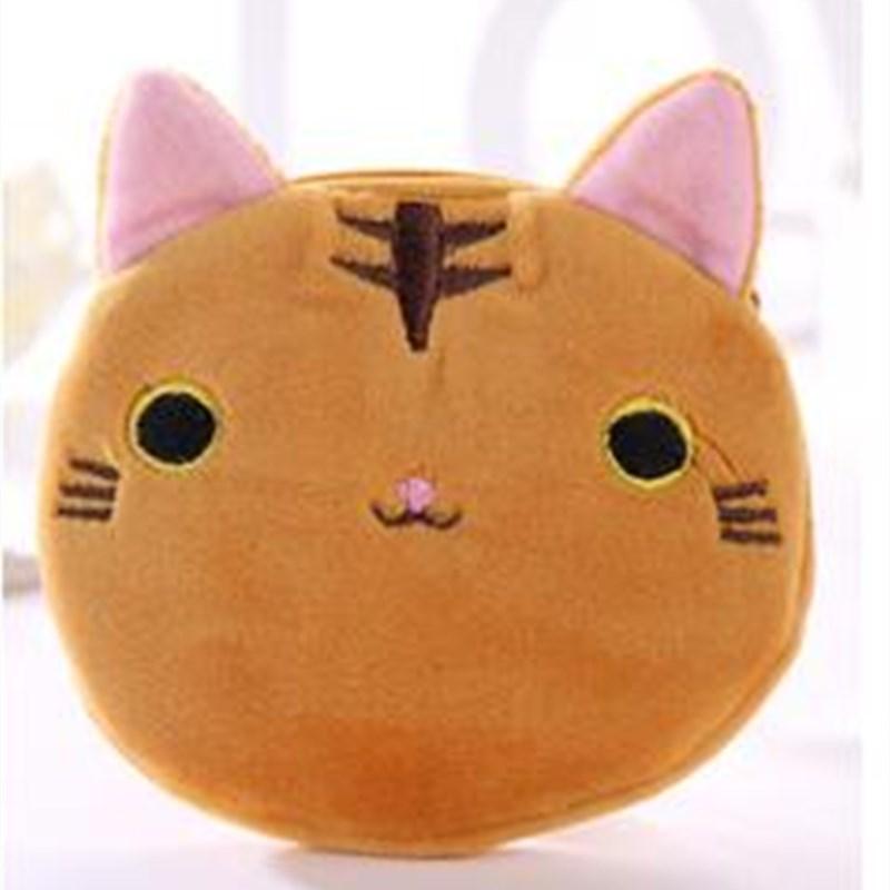 Kawaii Cat Money Wallet Purse Bag Cute Girl Coin Purse Women Cartoon Lovely Children Change Plush Coin Pouch Pocket Gift
