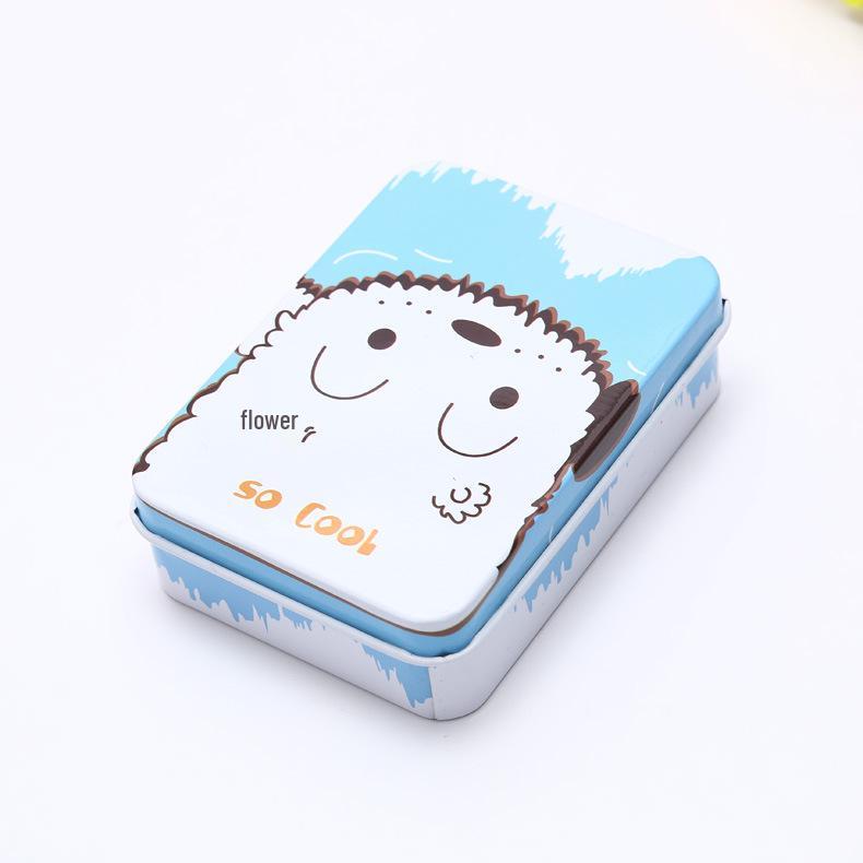 Creative Cartoon Mini Card and Hairpin Storage Tin Box