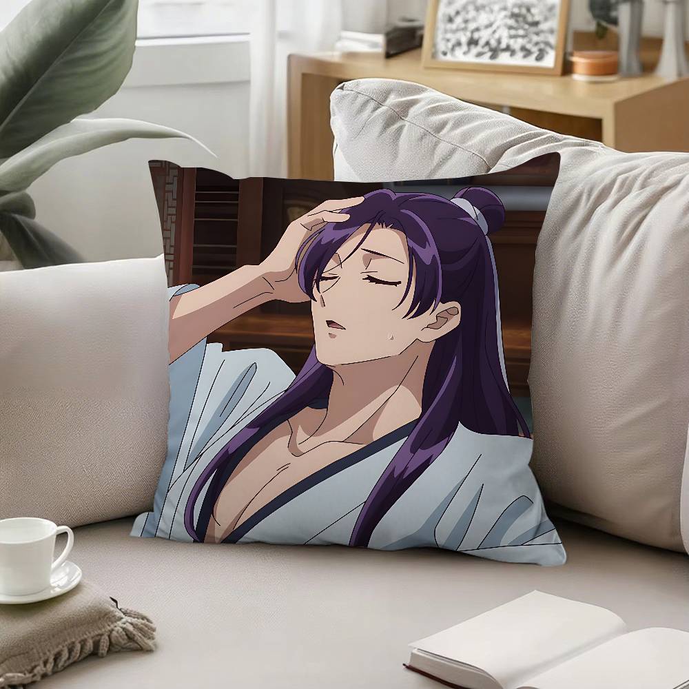 Anime AThe Apothecary Diaries Throw Pillow Covers Pattern Cushion Cover Suitable For Sofa Bedroom Car Pillow Cover