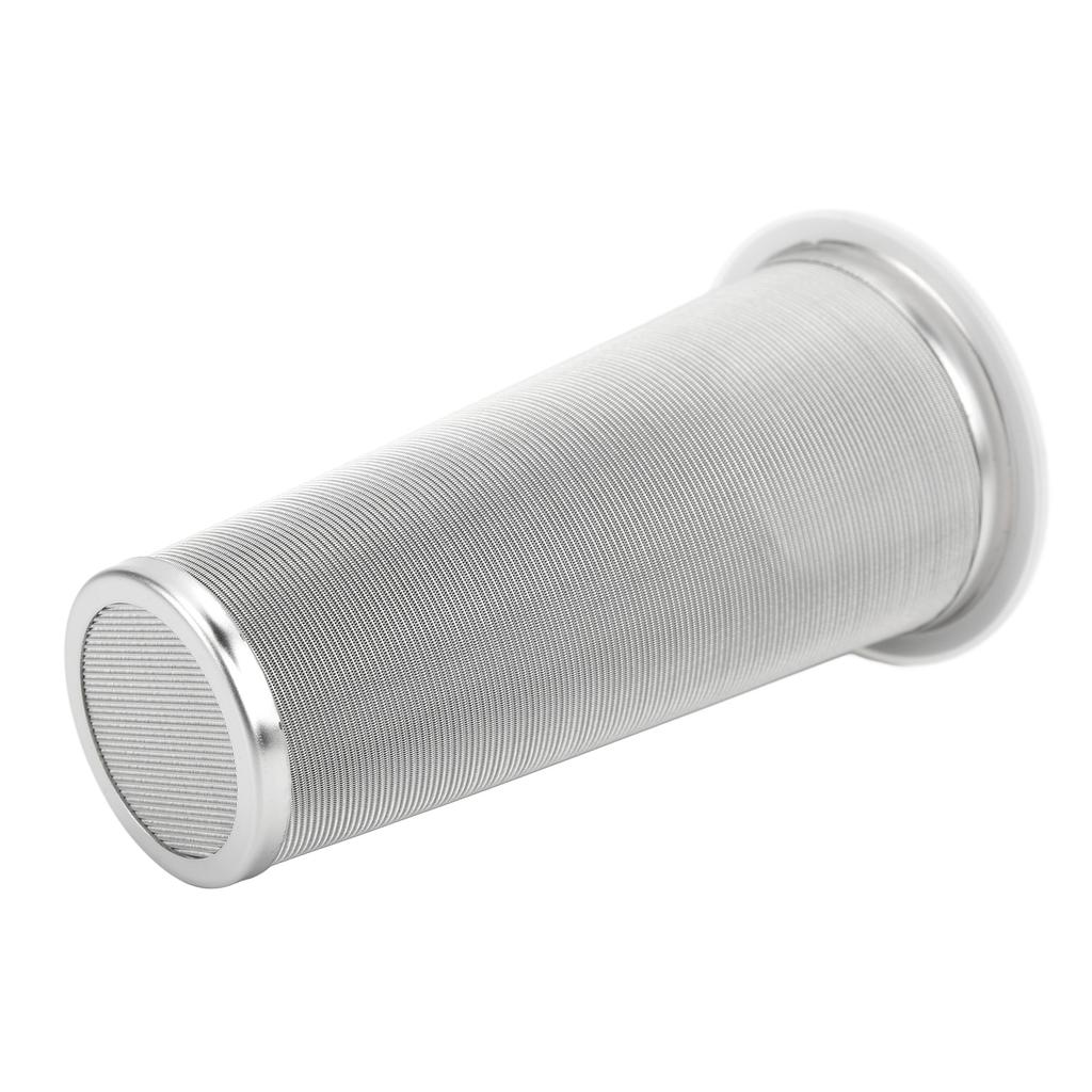 304 Stainless Steel Cold Brew Coffee Filter Cone Mesh with White Rubber Circle Coffee Brew Infuser