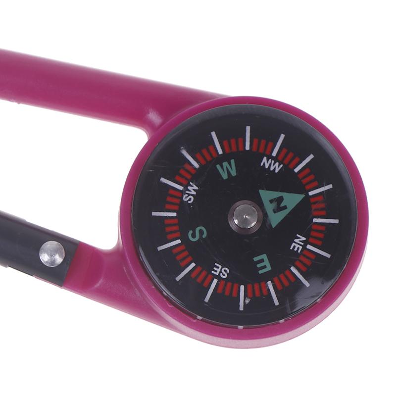 Εξωτερικό ABS Μίνι Πυξίδα Καραμπίνερ Κάμπινγκ Πολύχρωμο Κλειδοθήκη Γρήγορης Απελευθέρωσης Ορειβασία Πεζοπορία Πόρπη Σακιδίου Με Πυξίδα