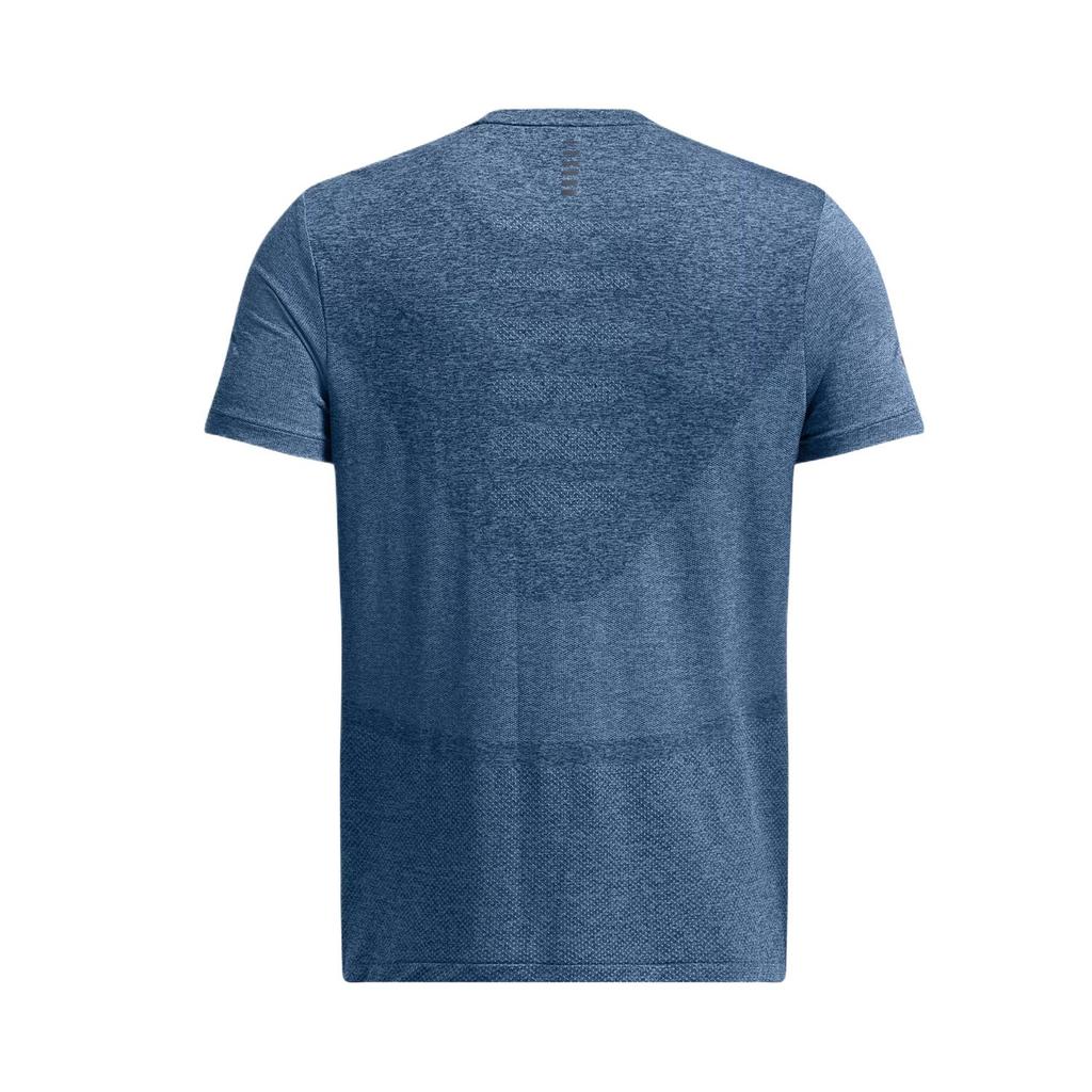 Under Armour Seamless Color Block Logo Comfortable Nautical Short Sleeve T-Shirt Men T-Shirts Blue 1375692-465