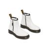 Dr. Martens Leather Short Ankle Boots Women Boots White 27618100