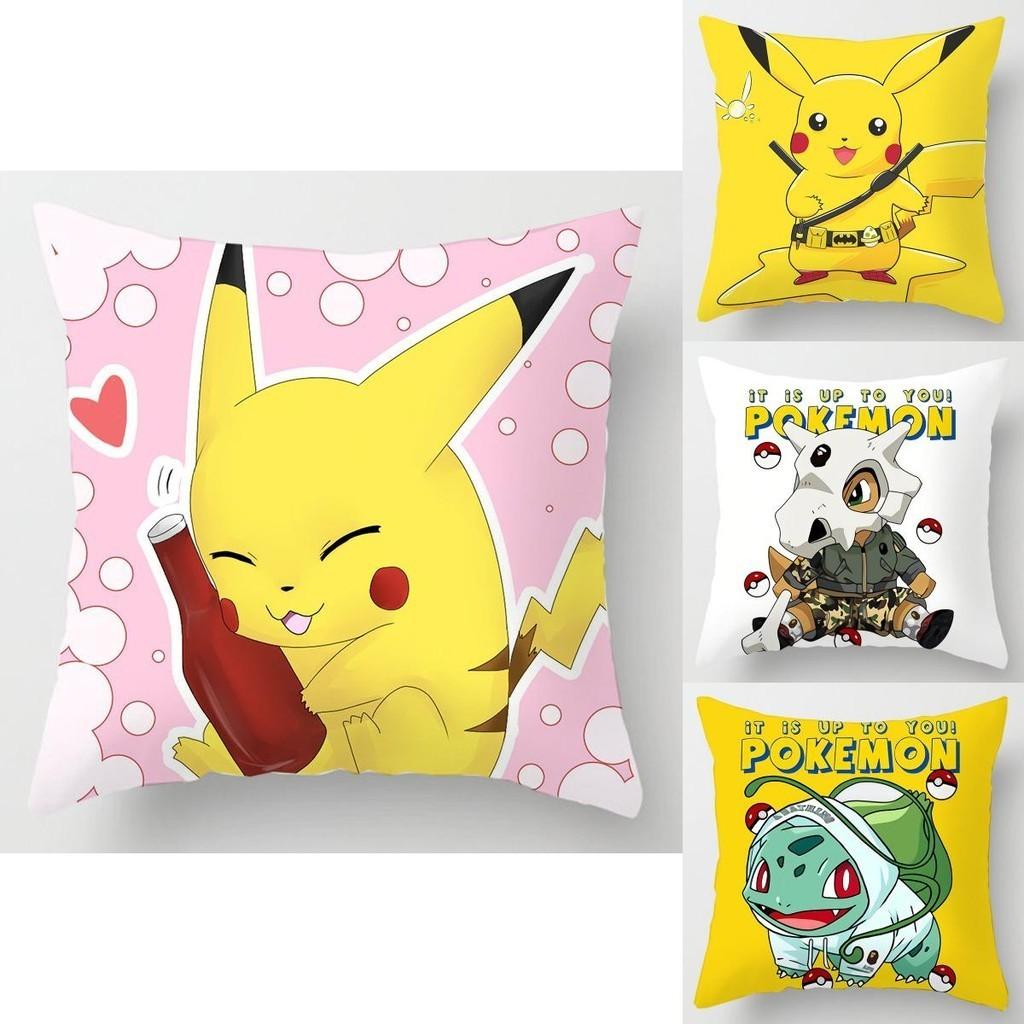 Bezaubernder Pokémon Kissenbezug für weichen und kuscheligen dekorativen Kissenbezug