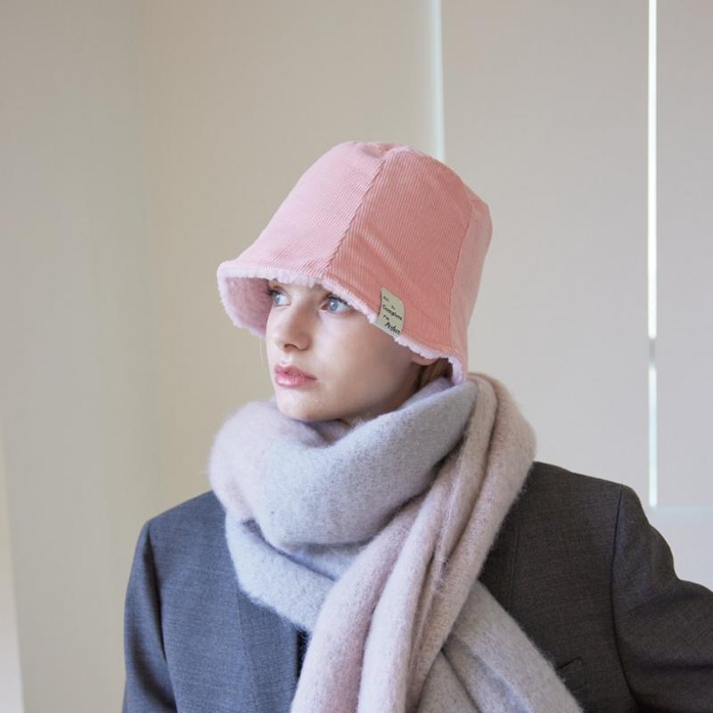 Allincomplete Teddy Reversible Bucket Hat  3 Colors 