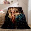 1PC The Virgin Mary in prayer Print Blanket Warm Soft Fluffy Kids and Adult Sofa Bed Throw Blanket Outdoor Travel Camping RV