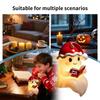 Ghost Night Light Spooky Table Decor Halloween Ghost Night Light Horror Desktop Ornament Christmas LED Lamp For Kitchen Living