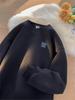Herren-Hoodie für Herbst/Winter: Hong Kong Style, Rundhalsausschnitt, lockere Passform, lässige Jacke für Teenager - Unisex