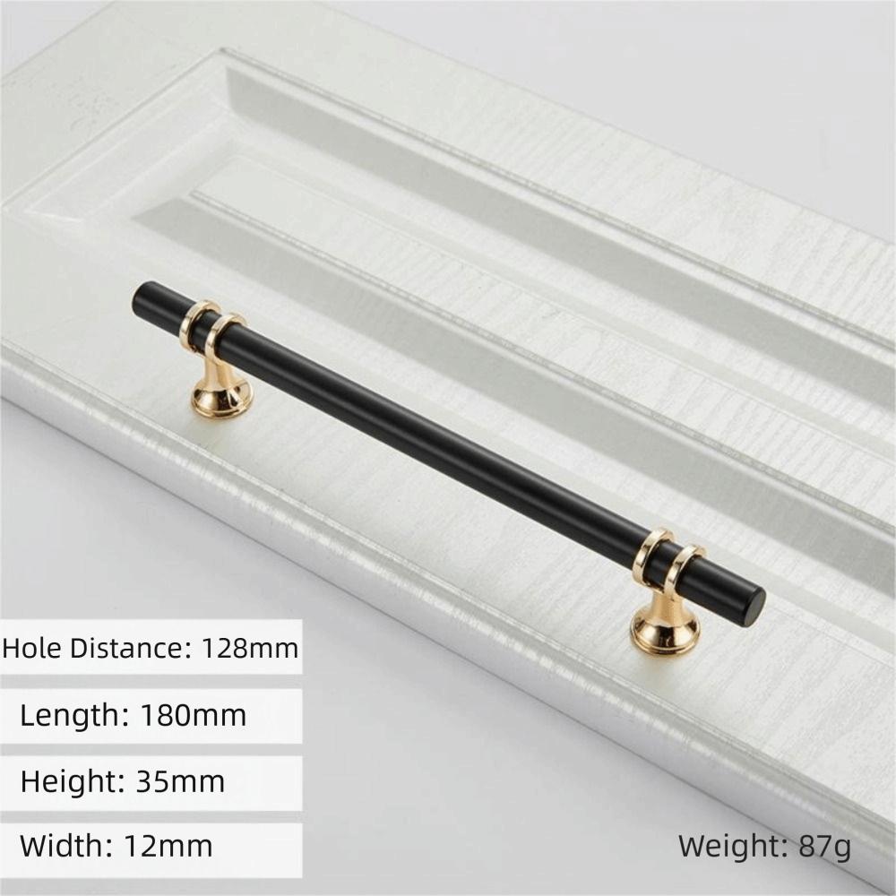 Ergonomic Drawer Pulls Zinc Alloy Door Handle Modern Simple Cabinet Handles  Wardrobe