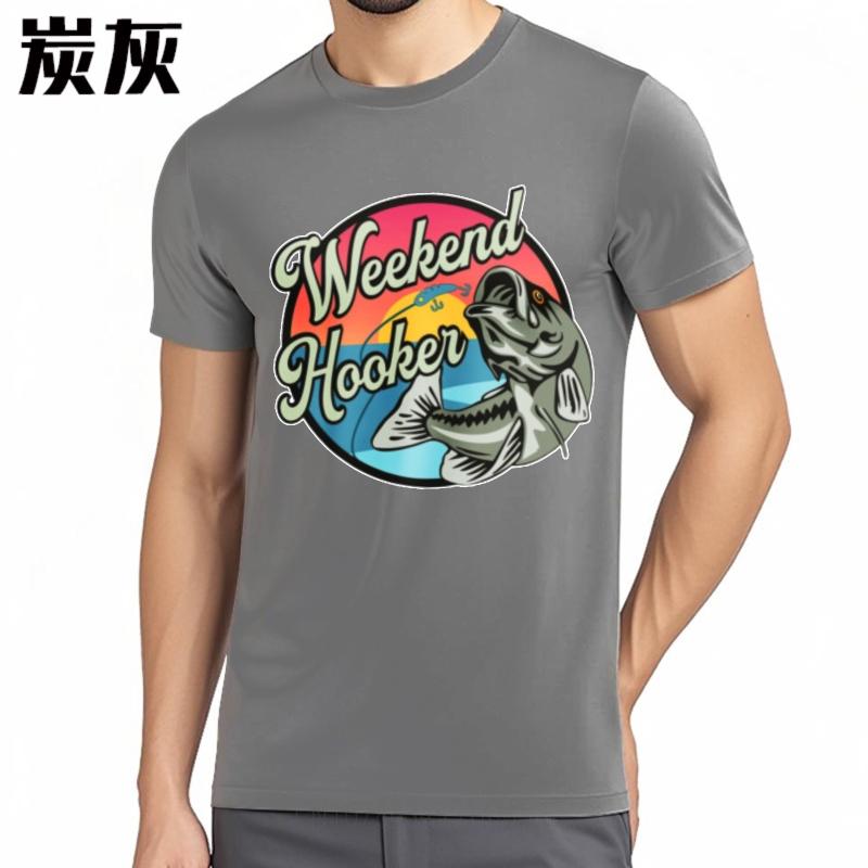 Travel For him short sleeve tshirt Casual Weekend Hooker Fishing Fish Design Anime For man Top tees Mens Tshirt Essential Tee
