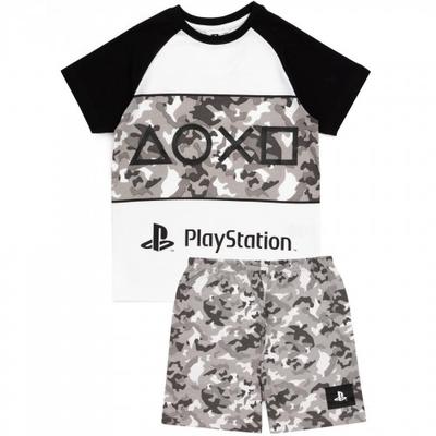 Boys Gaming Camo Short Pajamas Set