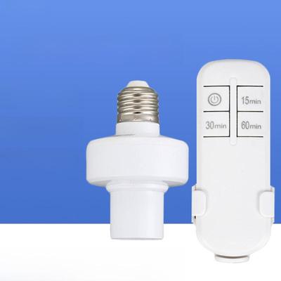 E27 Screw Lamp Holder with Wireless Remote Control and Timer Function