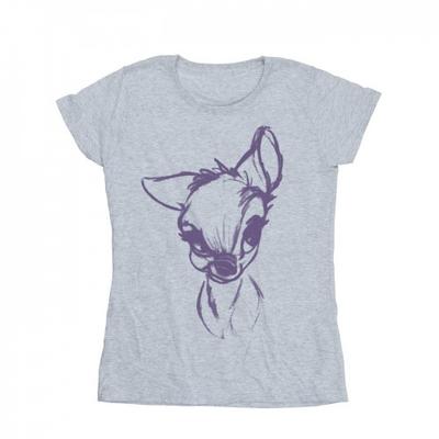 Camiseta feminina/feminina de algodão Bambi Mood