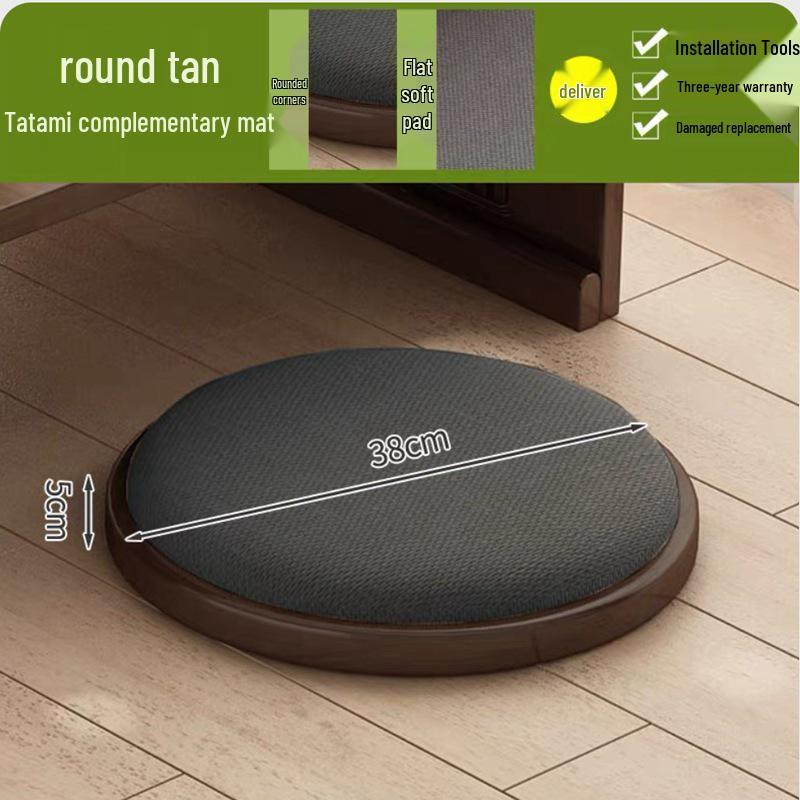 Bamboo Tatami Folding Coffee Table, Japanese-Style Low Table for Windows & Balconies