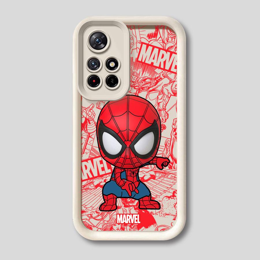 

Милый Человек-паук и Грут из Marvel, чехол-бампер для телефона Xiaomi Redmi Note 10 11 12 Pro 13 14 Pro Plus 12s 11s Redmi Note 13 4G