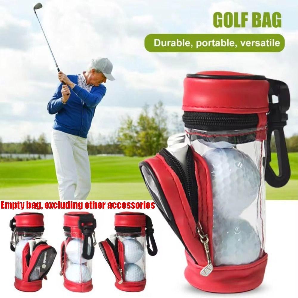 Waterproof Golf Ball Waist Pack Portable Golf Waist Pouch Golf Ball Storage Bag  Golf Training
