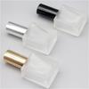 10/15/30ml Flat Square Frosted Glass Perfume Spray, Premium Refillable Travel Atomizer, Viral Essential