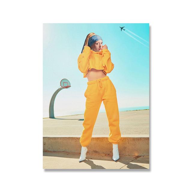 

Модная спортивная девушка с цветами, настенная живопись на холсте, винтажная Венера, постер с принтом, изображение для гостиной, украшение дома 21x30cm No Framed