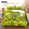 Butterfly Flower Queen Bedding Set Duvet Cover Set Bedding Digital Printing Bed Linen King Size Duvet Cover Set Bedding Set