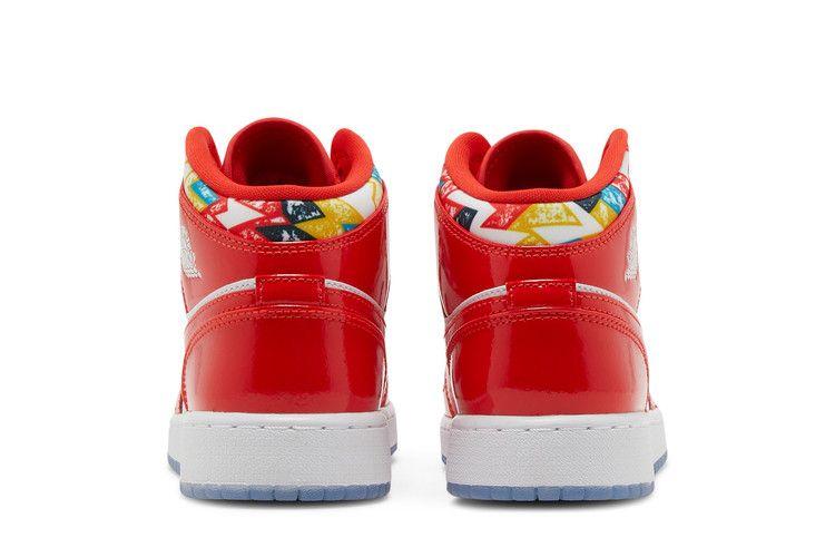 Air Jordan 1 Mid SE GS 'Barcelona Sweater'