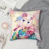 Game NNekoparaS Anime Pillow Case Square DoubleSided Printing Sofa Cushion Cover Pillowcase Bedroom Bedside