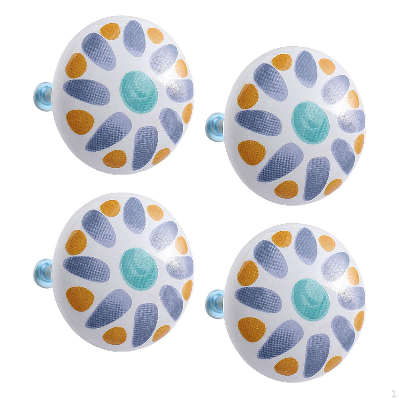 

4 шт. керамические ручки для ящиков, дверные ручки для мебели, шкаф для комода