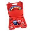 R134a Air Conditioner A C Manifold Gauge Set with 5ft Charging Hose Tool
