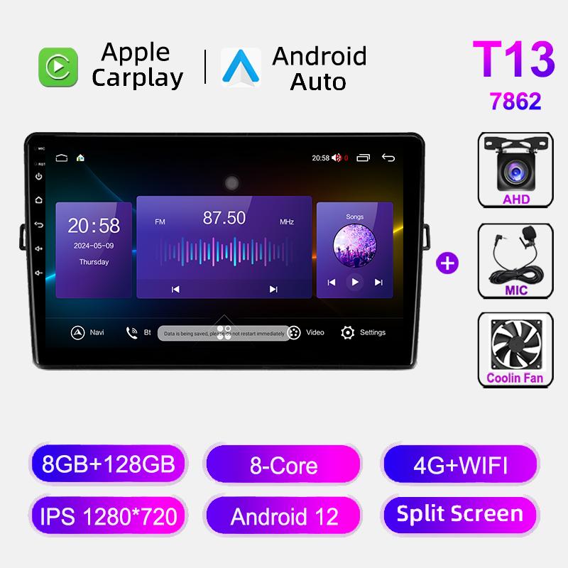 Car Radio For Toyota Auris 1 E150 Blade 2006-2012 FM Multimedia Video Player 4G WIFI Navigation GPS Carplay DSP BT No 2din DVD