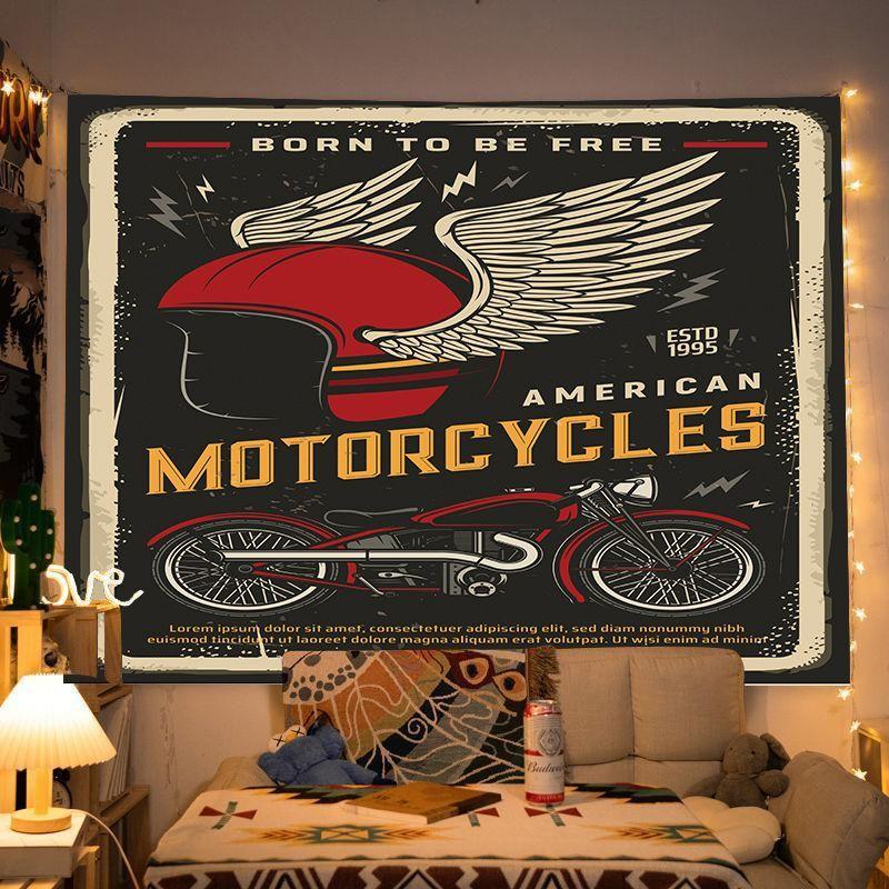 Vintage Backdrop Fabric, Camping Wall Decor, Bedroom Headboard Hanging, Dorm Room Tapestry