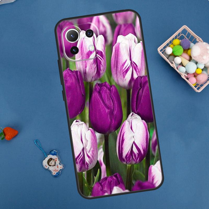 

Spring Tulips Flower Case For Xiaomi 11T 12T 13T 14T Pro 13 14 15 Ultra POCO X7 Pro X3 X5 X6 M6 F5 F6 Pro Cover Xiaomi 13T (13T Pro)
