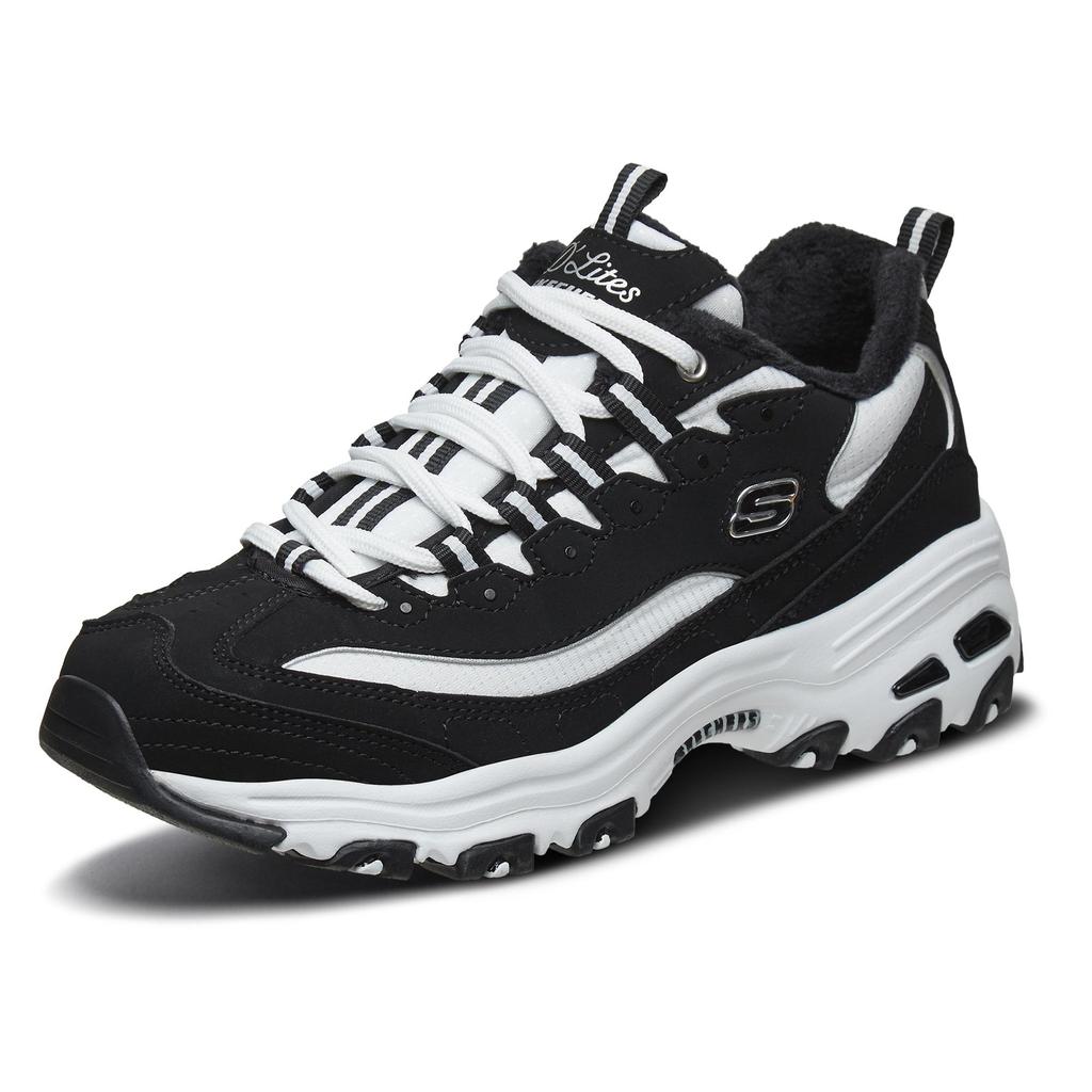 Skechers D'Lites 1.0 Panda Shoes (Unisex) Chunky Sneakers 66666125 BKW