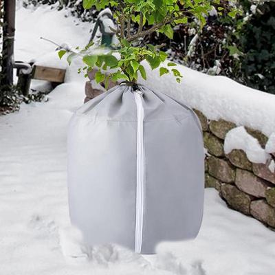 Winter Freeze Protection Plant Covers Reusable Garden Drawstring Plant Frost Protection Cover With Zipper For Outdoor