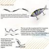 1pc 14.5cm 57g Slow Sinking Lure Multi-Section, Two-Segment Imitation Hard Bait