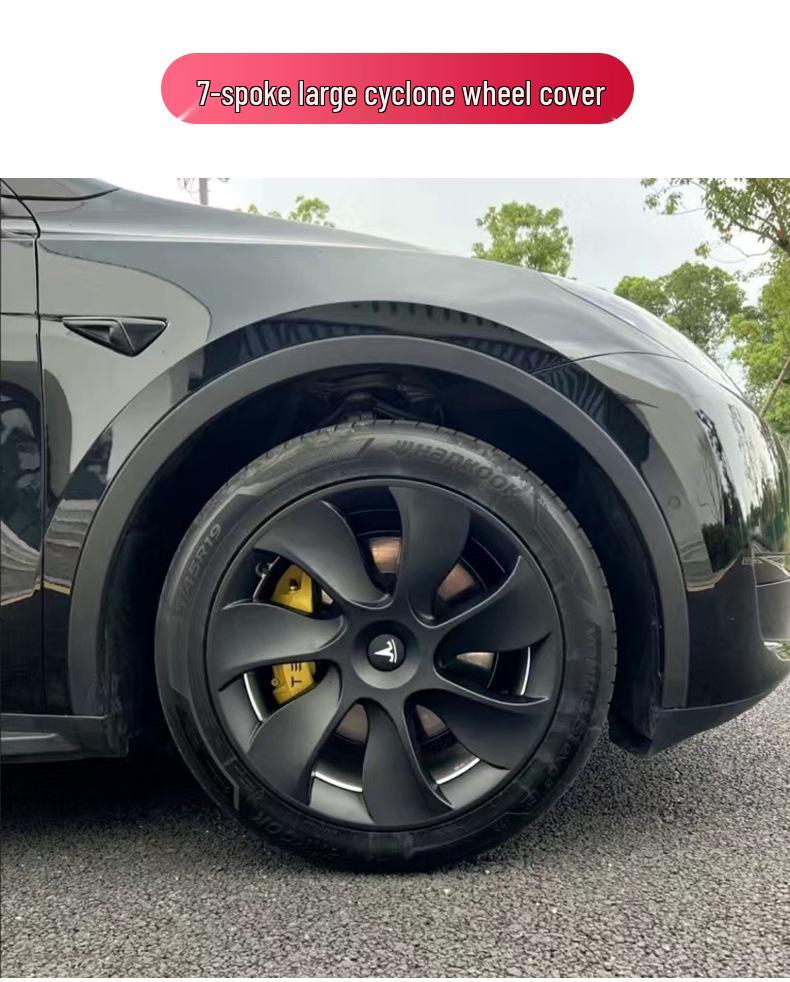 Tesla Model Y 19-Inch Full-Cover Hubcap Protective Wheel Modification